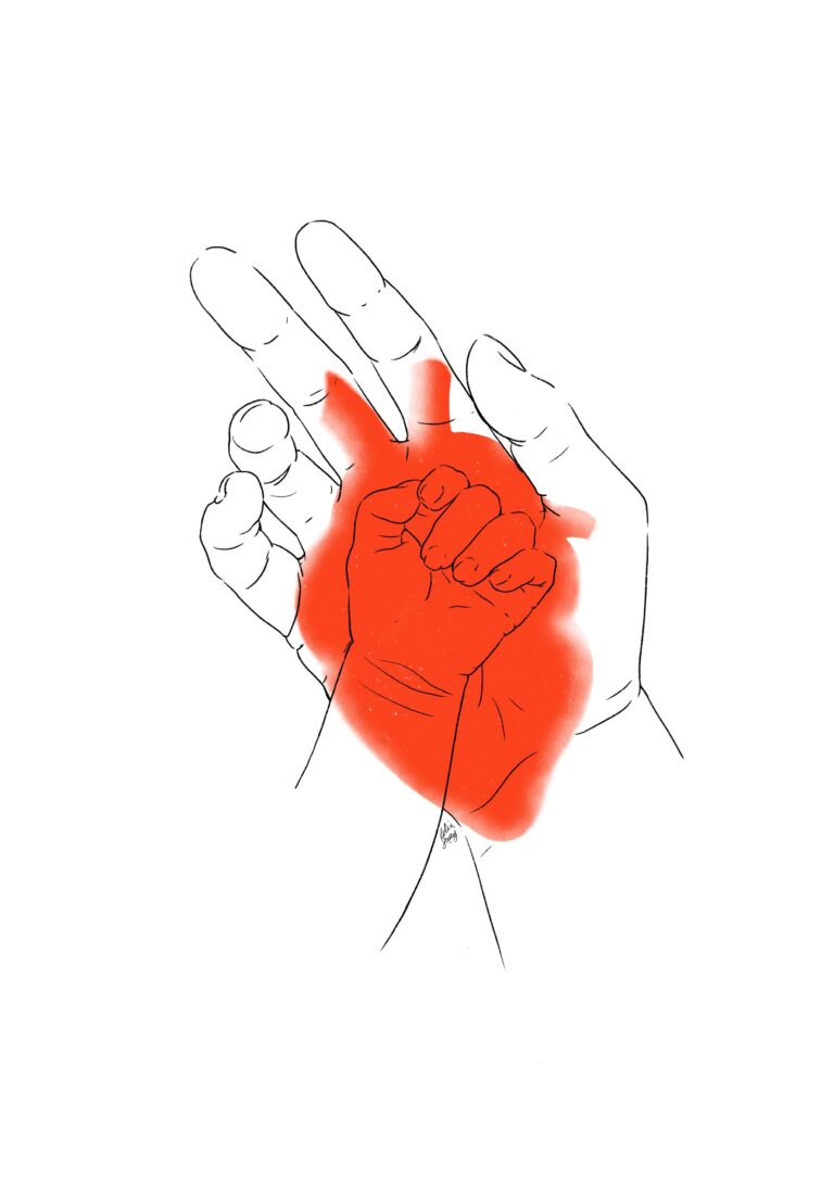Coeur sur la main